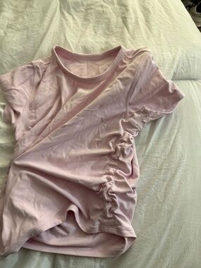 lululemon athletica Light Pink Short Sleeve Tee